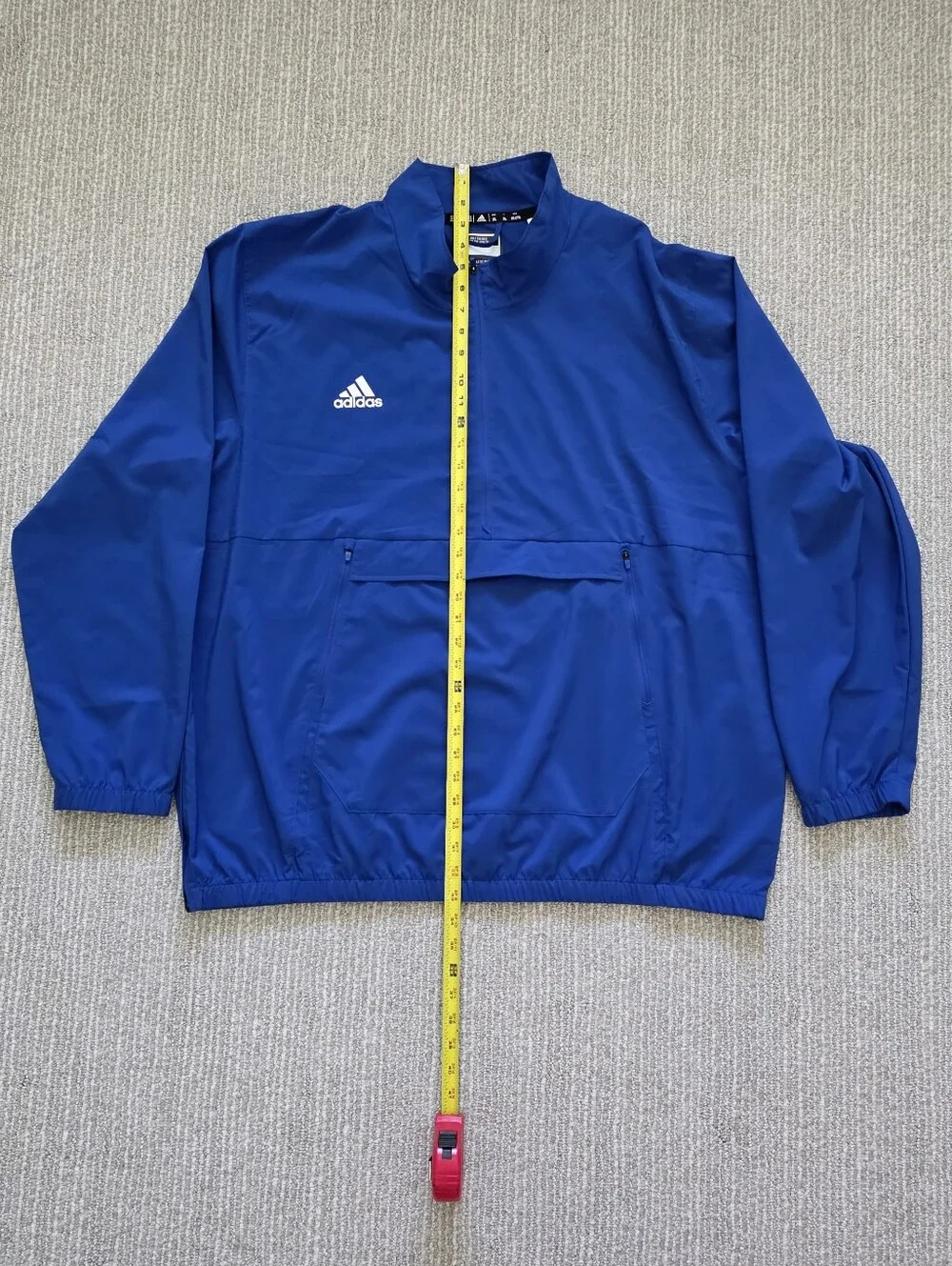Adidas Blue Pullover Windbreaker